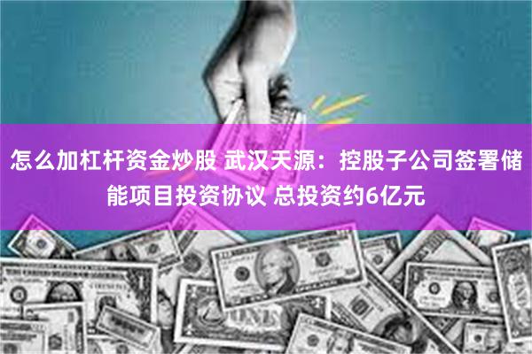 怎么加杠杆资金炒股 武汉天源：控股子公司签署储能项目投资协议 总投资约6亿元